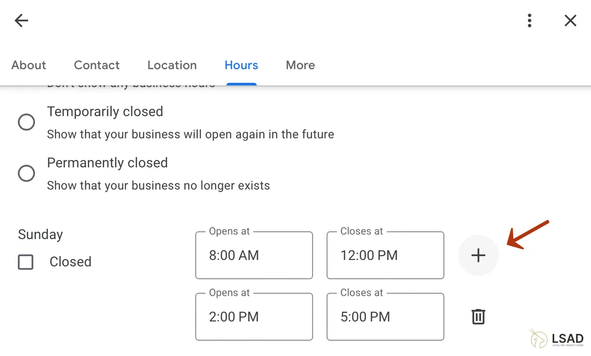 adding breaks to business hours adding business hours breaks to GBP