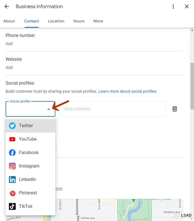 adding social profiles adding social profiles to GBP