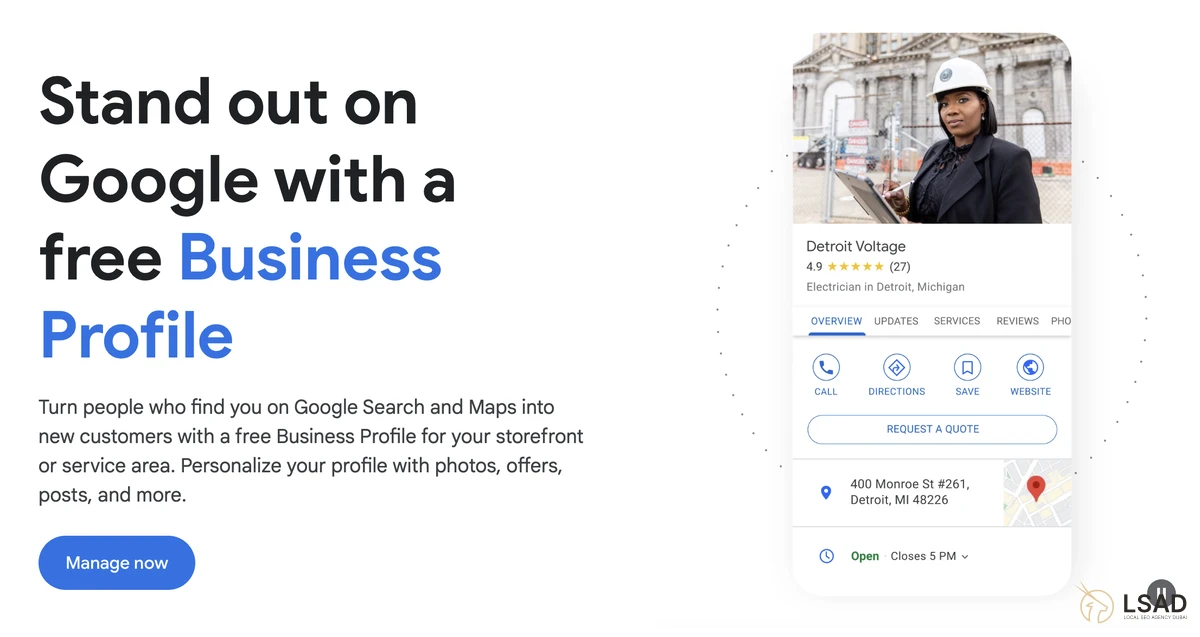 Open, set up and claim your Google Business Profile stand out with Google Business Profile