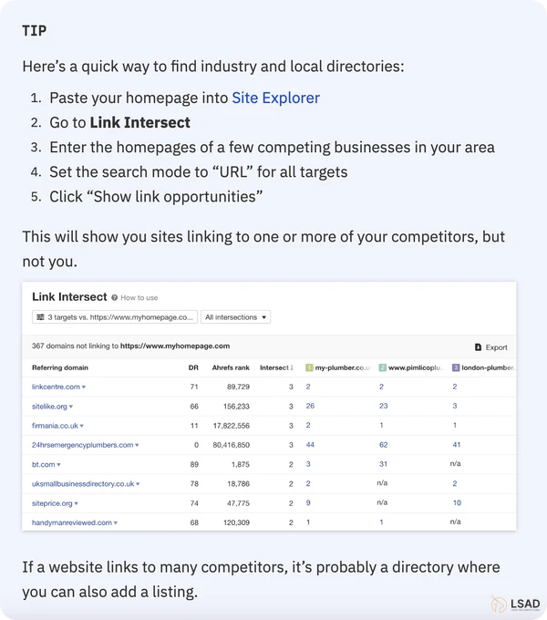 finding local citations in Ahrefs finding local citations in Ahrefs